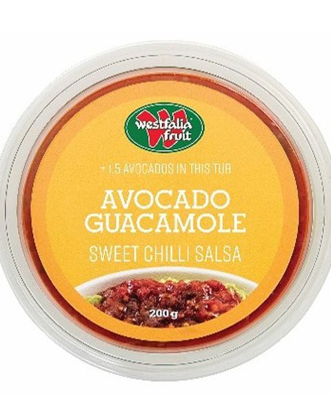 Avocado Guacamole Sweet Chilli Salsa Wf