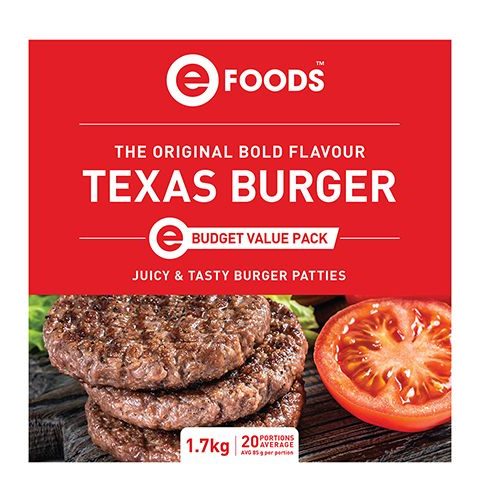 Beef Burger Texas Efoods