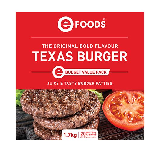 Beef Burger Texas Efoods