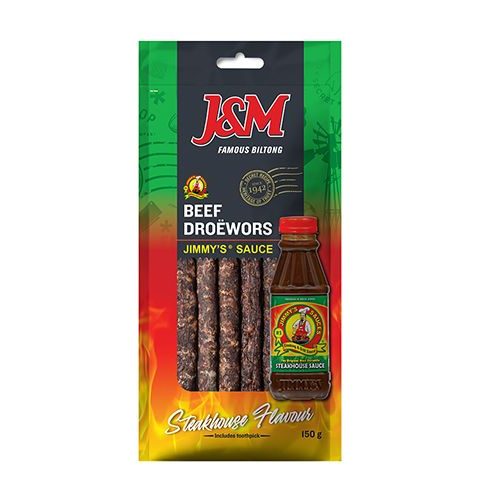 Beef Droewors Jimmy'S Sauce J&M