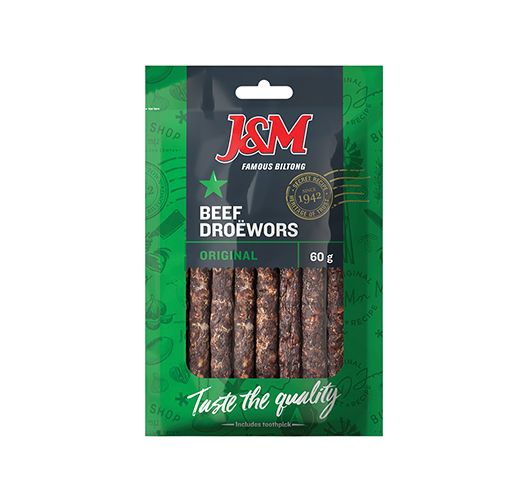 Beef Droewors Original J&M
