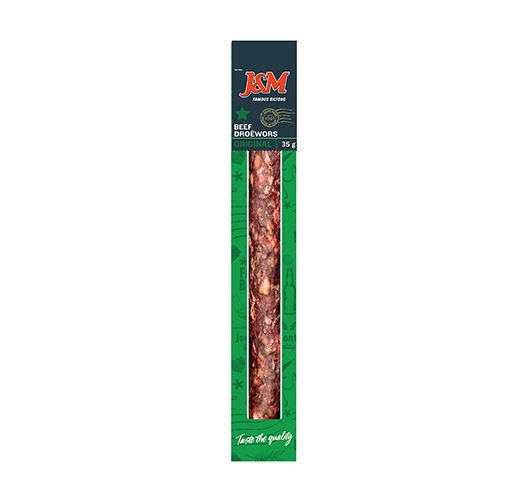 Beef Droewors Sticks Original J&M