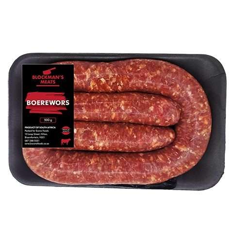Boerewors Blockmans 500G Thick