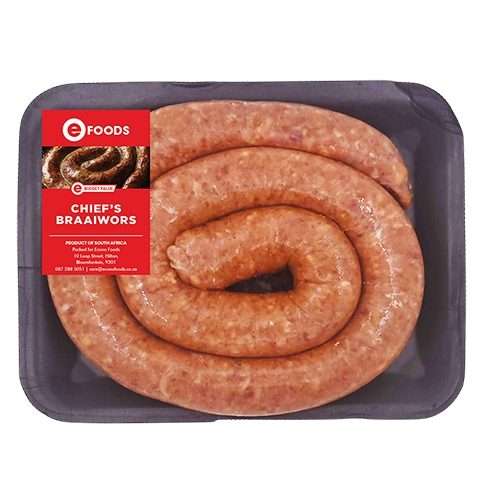 Braaiwors Efoods Chiefs