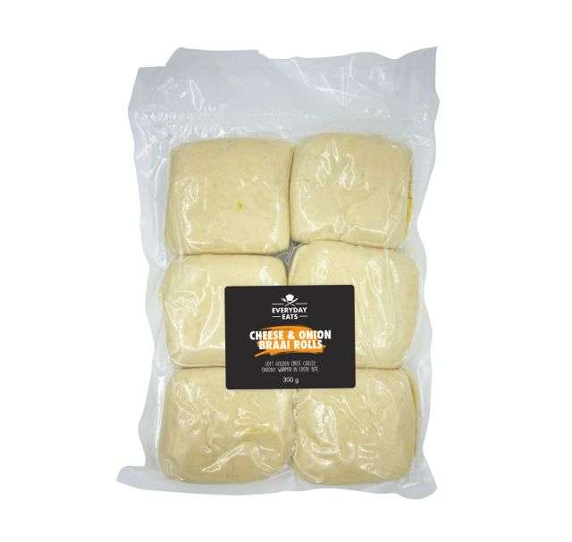 Bread Rolls 6'S Cheese & Onion Eveats