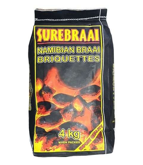 Briketts Surebraai 4Kg Bag