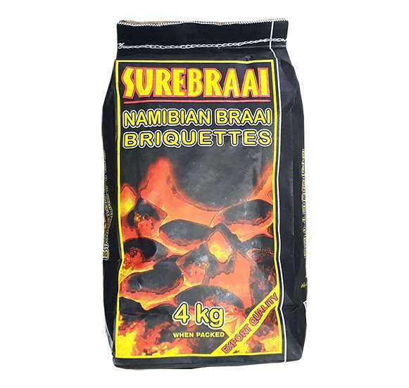 Briketts Surebraai 4Kg Bag