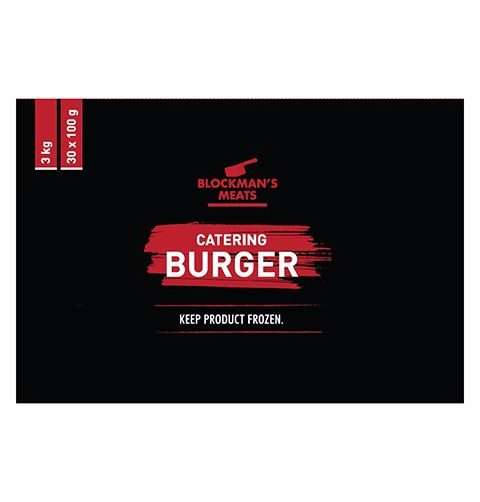 Burger Beef Blockmans Catering 3Kg F
