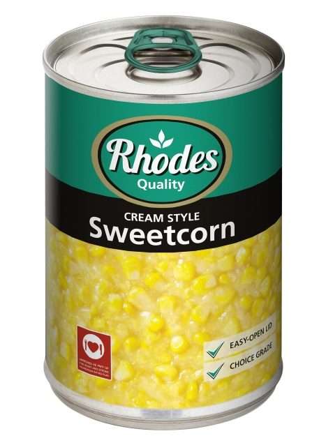 Canned Cream Sweetcorn Rhodes