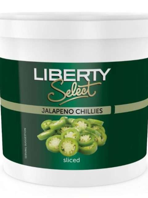 Canned Jalapeno Chillies Sliced Liberty Tub 2.5Kg