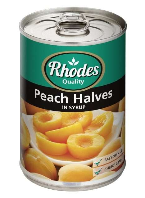 Canned Peach Halves In Syrup Rhodes