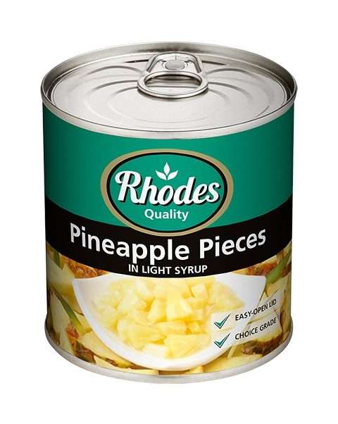 Canned Pineapple Pieces Rhodes
