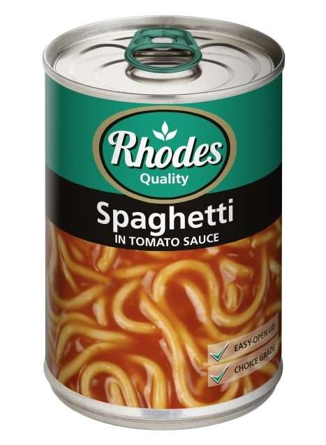 Canned Spaghetti & Tomato Sauce Rhodes