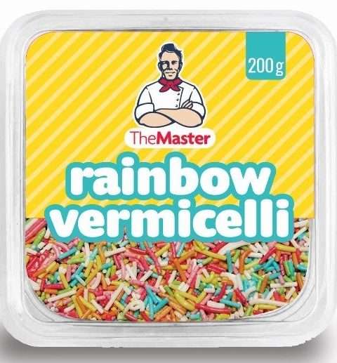 Catering Sprinkles Rainbow Vermacilli