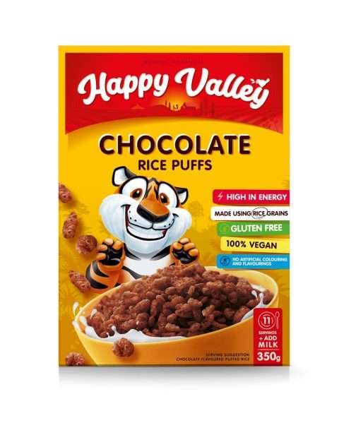 Cereal Happy Valley Rice Puffs Choc