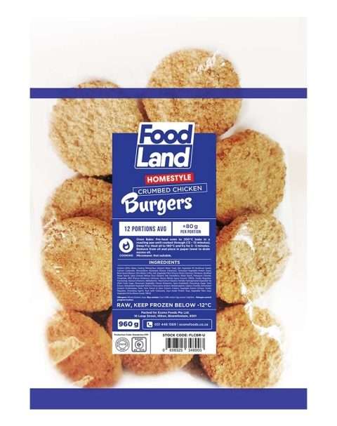 Chicken Burger Crumbed Foodland