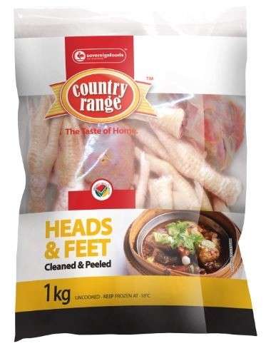 Chicken Heads & Feet C/Range