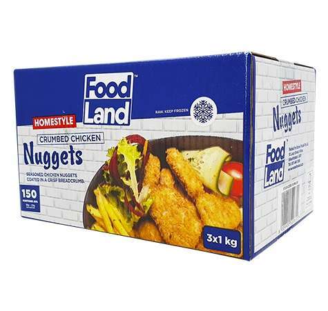 Chicken Nuggets Crumbed F/Land H/Style