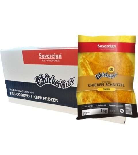 Chicken Schnitzel Cheesy Sov S/Style
