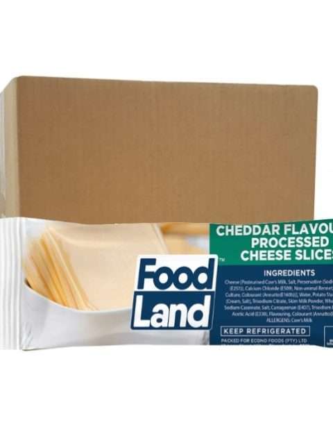 Dairy Cheese Slices Cheddar F/Land