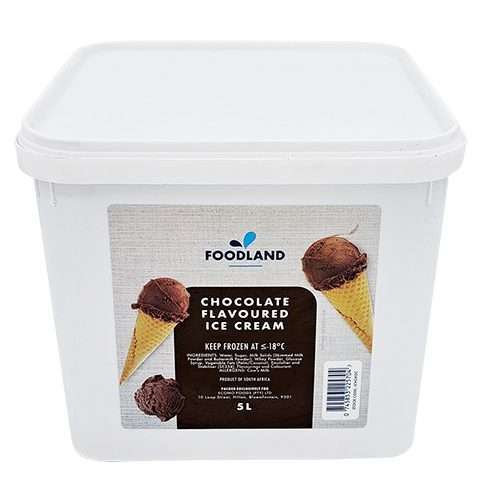 Dairy Ice Cream Chocolate Foodland 5Lt