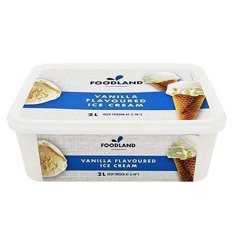 Dairy Ice Cream Vanilla Foodland