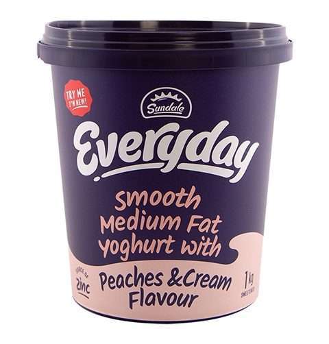 Dairy Yoghurt Sundale Smooth Peaches/C