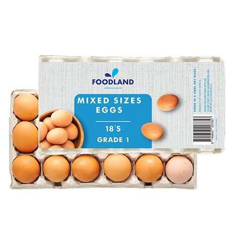Eggs Mixed Foodland Sizes 1.5 Doz