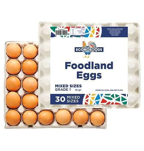 Eggs Mixed L/Xl Foodland Sizes 2.5 Doz