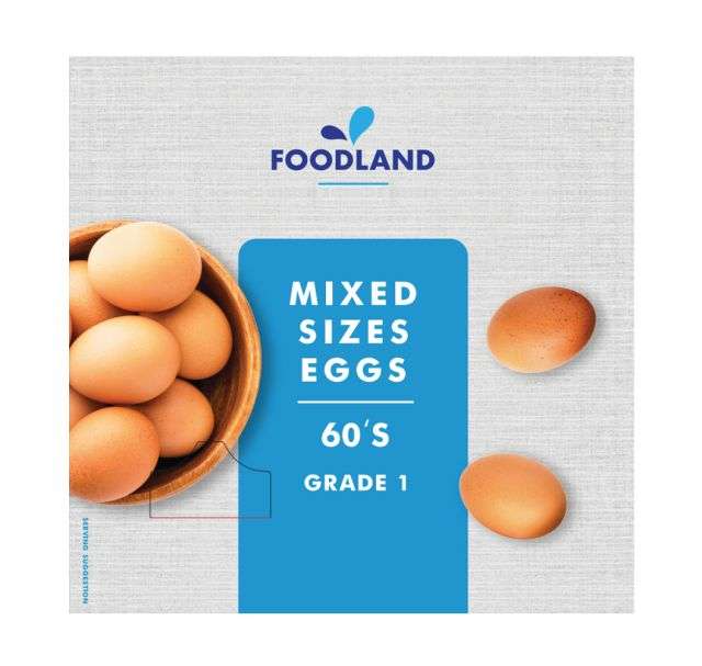 Eggs Mixed L/Xl Foodland Sizes 5 Doz