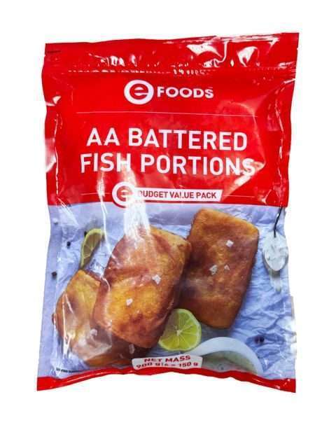 Fish Battered Aa Portions E-Foods