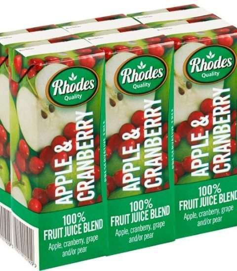 Juice Apple & Cranberry Rhodes Fruit