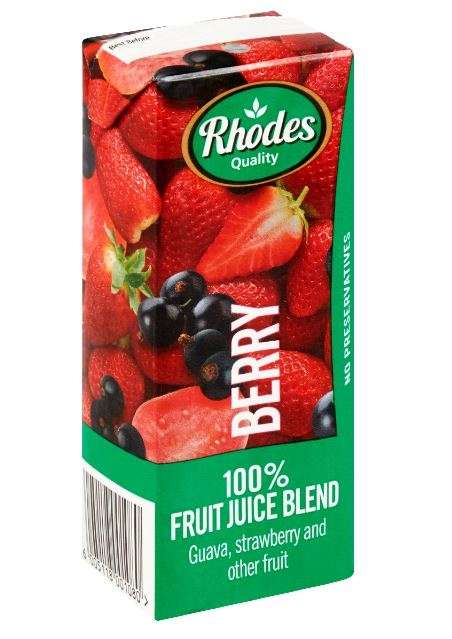 Juice Berry Rhodes Fruit