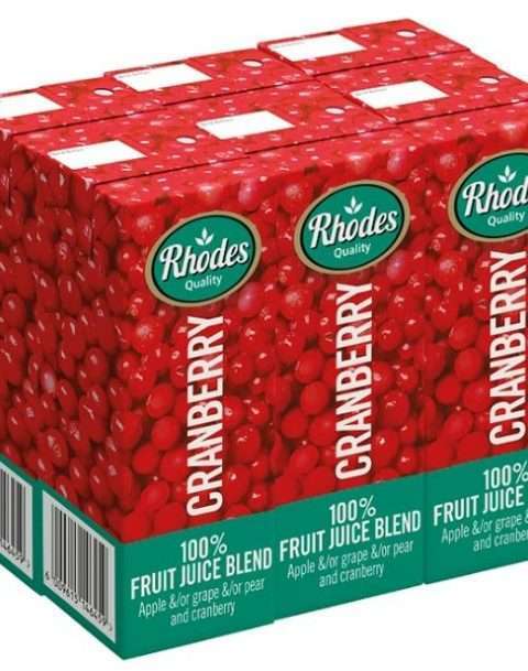 Juice Cranberry Rhodes Fruit