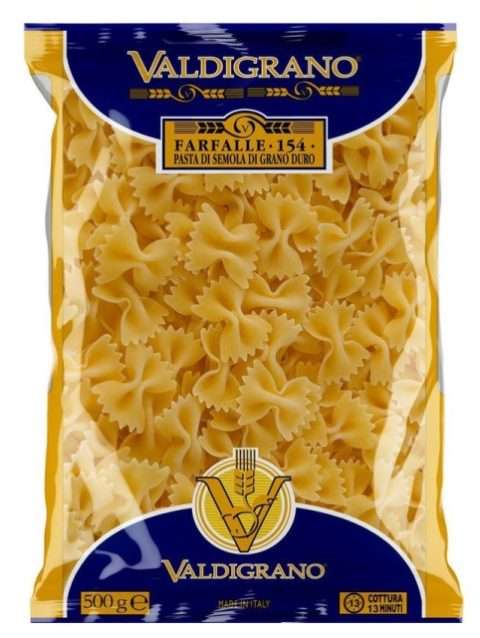 Pasta Farfalle Bows Valdigrano