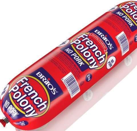 Polony French Britos No Pork 2Kg