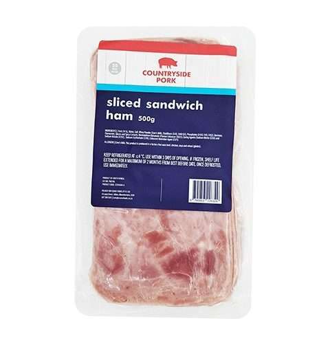 Pork Ham Sliced Sandwich C/Side