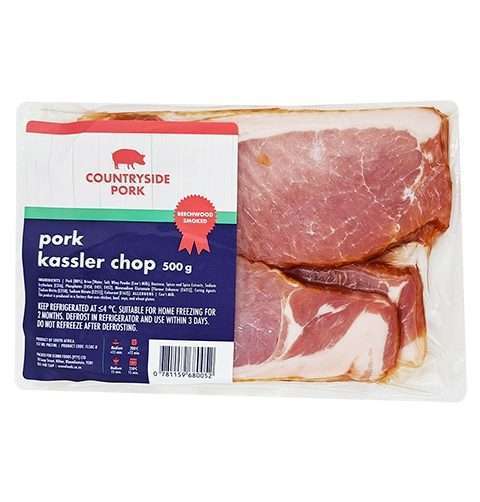 Pork Kasseler Chops Smoked C/ Side B