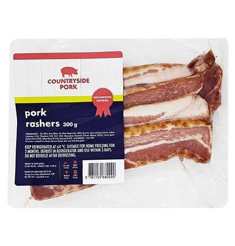 Pork Rasher Smoked Country Side