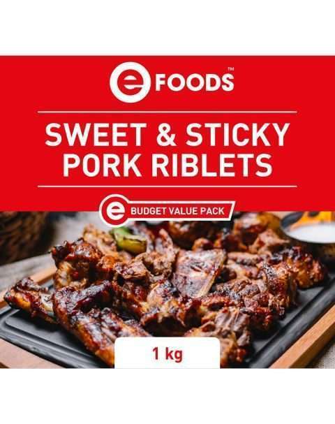 Pork Riblets Sweet & Sticky Efoods