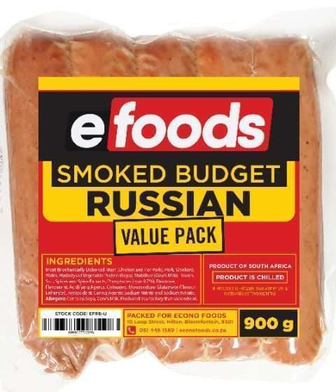 Pork Russians Smoked Budget Efoods