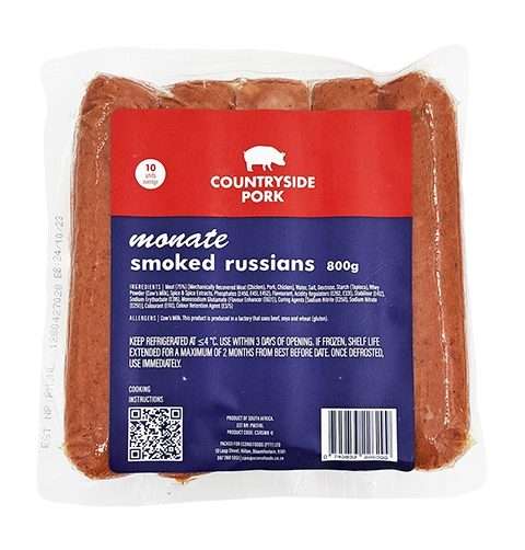 Pork Russians Smoked Monate C/ Side B