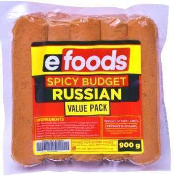 Pork Russians Spicy Budget Efoods