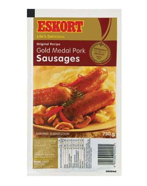 Pork Sausages Gold Medal Eskort 2044