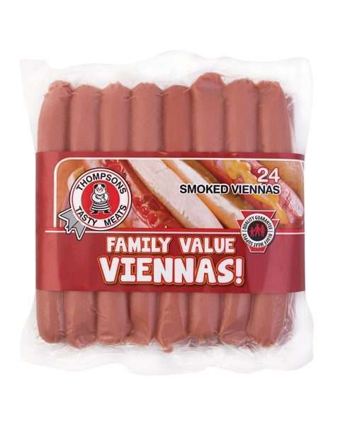 Pork Viennas Smoked Thompsons