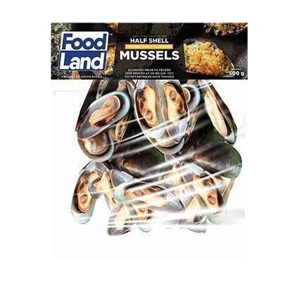Seafood Mussels H/Shell Garlic Foodland 500G