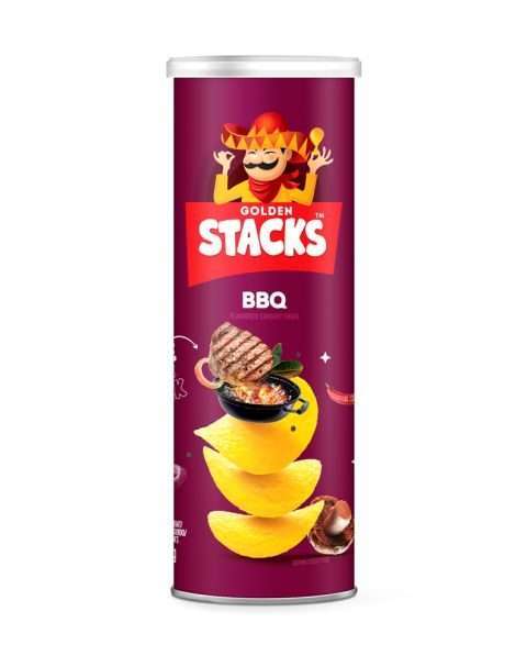 Snack Bbq Golden Stacks