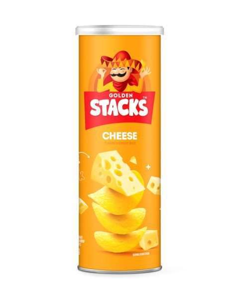 Snack Cheese Golden Stacks