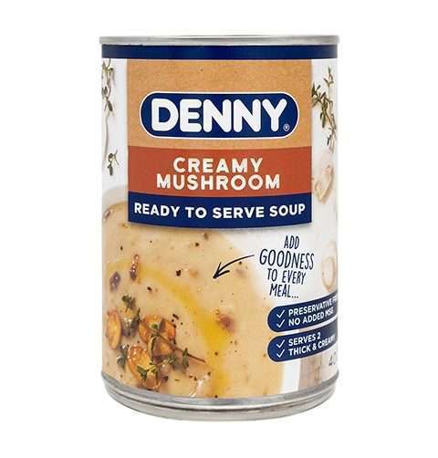 Soup Mushroom Ready To Serve Denny