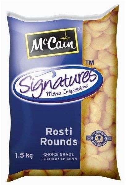 Veg Mc Cain H/Brown Rosti Round